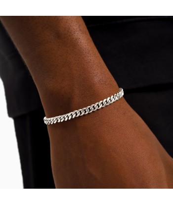 Cuban link bracelet 5 mm silver Comparez plus de prix