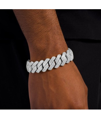 Prong link bracelet 19mm silver Venez découvrir notre 