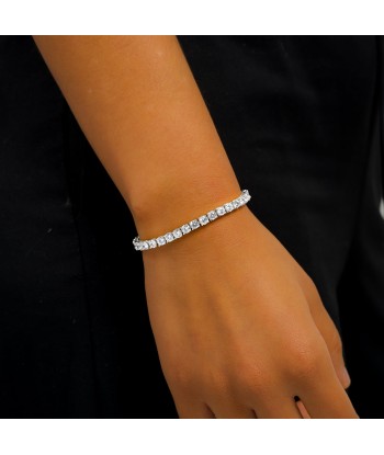 Tennis bracelet 4 mm silver pas cheres