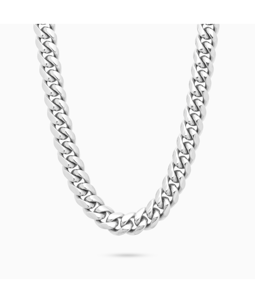 Cuban link chain 12 mm silver pour bénéficier 