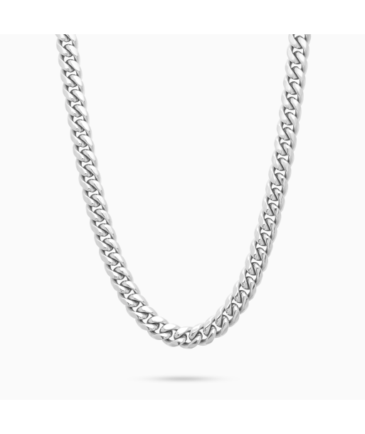 Cuban link chain 8 mm silver de France