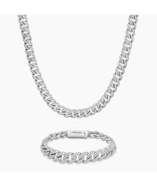 Iced cuban link 10mm set Voir les baskets