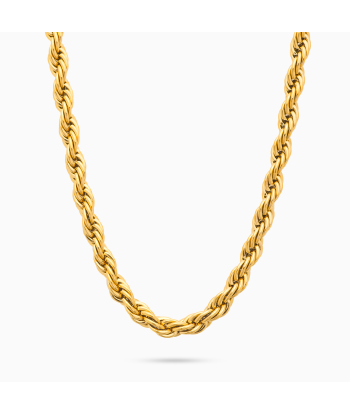 Rope chain 6 mm gold Vous souhaitez 