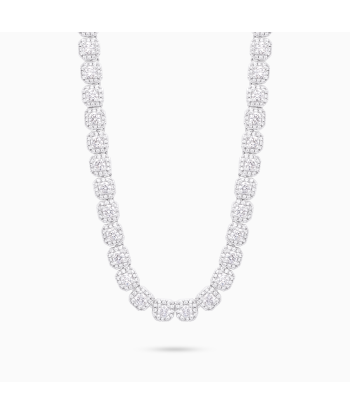 Pavé de brilliance chain 6mm silver pas chere