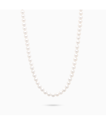 4mm silver Pearl chain français