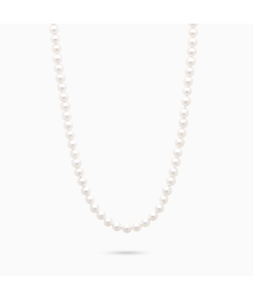 4mm silver Pearl chain français