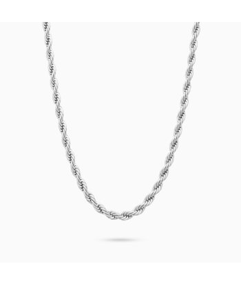 Rope chain 4 mm silver JUSQU'A -70%! 