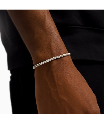 Franco bracelet 3 mm silver Livraison rapide