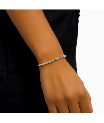 Franco bracelet 3 mm silver d'Europe débarque