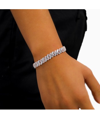 Prong link bracelet 8 mm two-tone acheter en ligne