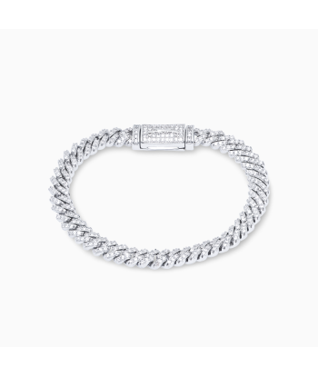 Prong link bracelet 5.5 mm silver les ctes