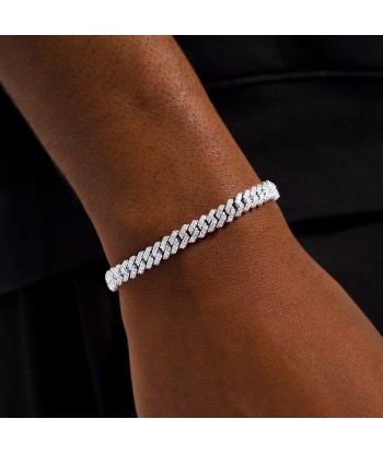 Prong link bracelet 5.5 mm silver les ctes