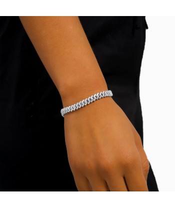 Prong link bracelet 5.5 mm silver Toutes les collections ici