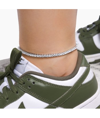 Ankle chain - Tennis 3mm (Adjustable) pas cheres