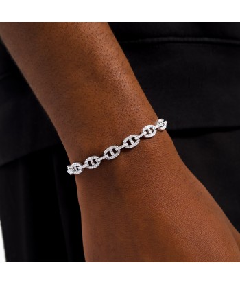 Mariner link bracelet 5mm silver s'inspire de l'anatomie humaine