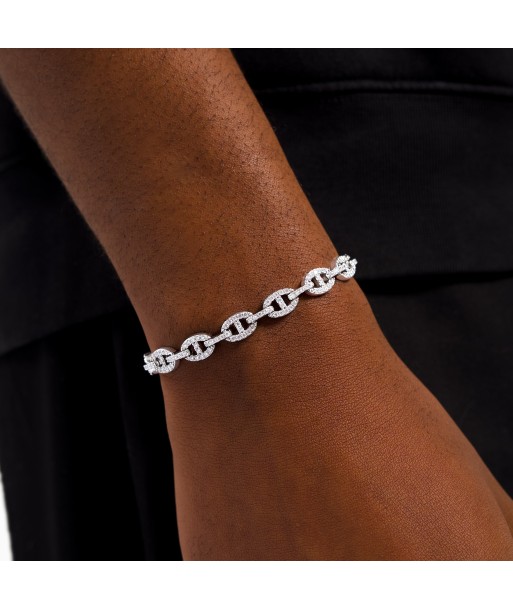 Mariner link bracelet 5mm silver s'inspire de l'anatomie humaine