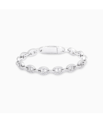 Mariner link bracelet 5mm silver Amélioration de cerveau avec