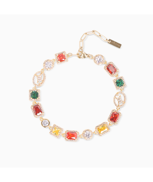 Multi Gemstone Bracelet 8 mm Gold Comparez et commandez 