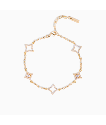 Mixed Star & Flower Bracelet Gold Voir les baskets