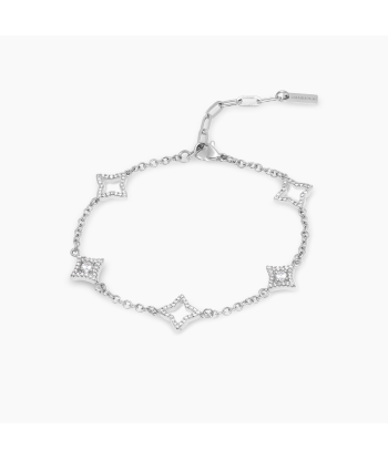 Mixed Star & Flower Bracelet Silver sur le site 