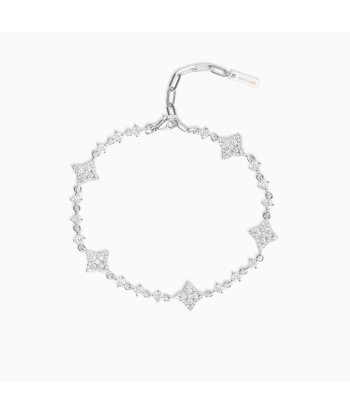 Flower Tennis Bracelet Silver sélection de produits