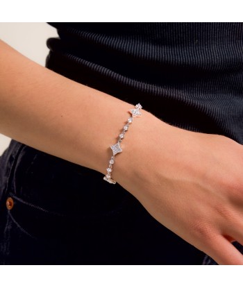 Flower Tennis Bracelet Silver sélection de produits