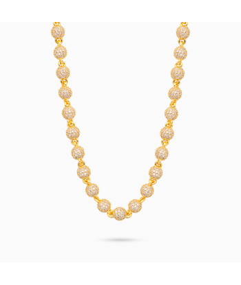 Bead link chain 6 mm gold Voir les baskets