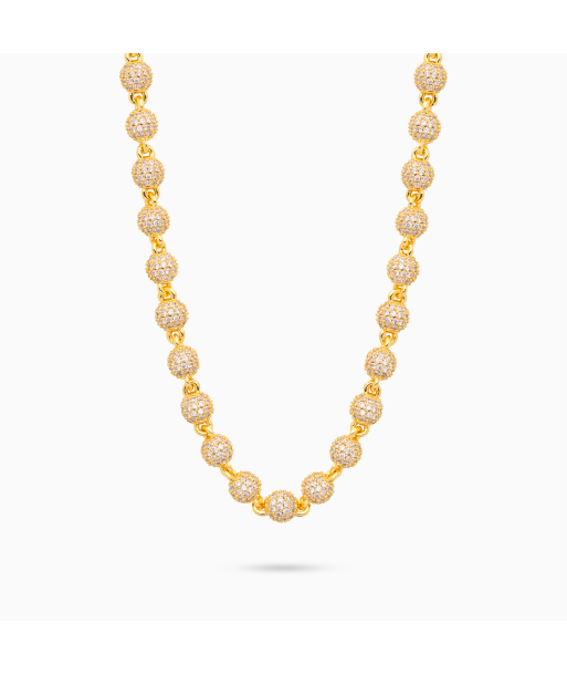 Bead link chain 6 mm gold Voir les baskets