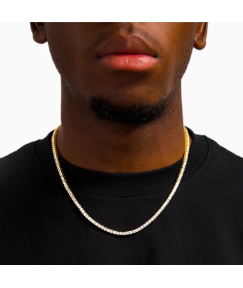 3mm Gold Tennis Chain Venez acheter