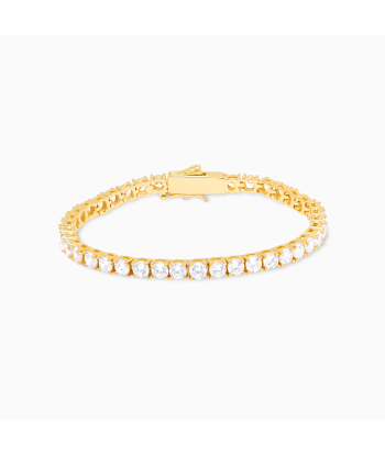 Tennis bracelet 4 mm gold Comparez plus de prix