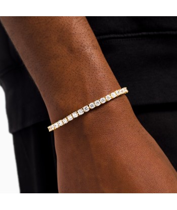 Tennis bracelet 4 mm gold Comparez plus de prix