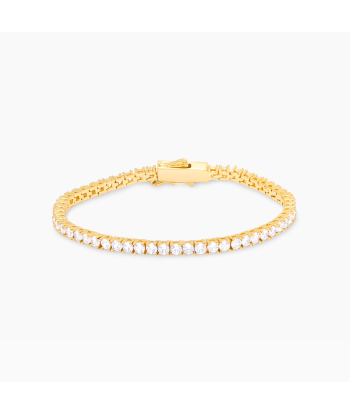 Tennis bracelet 3 mm gold l'achat 