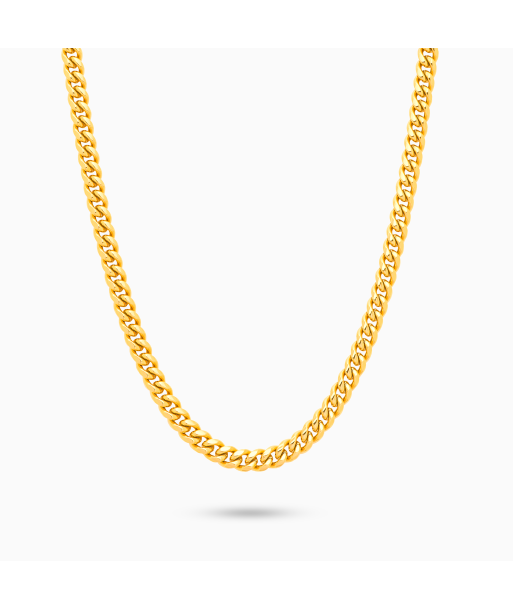 Cuban link chain 5 mm gold paiement sécurisé