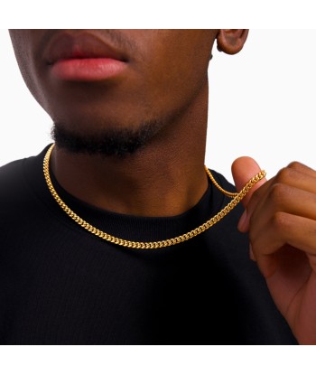 Cuban link chain 5 mm gold paiement sécurisé