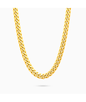 Cuban link chain 8 mm gold d'Europe débarque