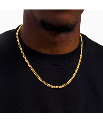 Cuban link chain 5 mm gold paiement sécurisé