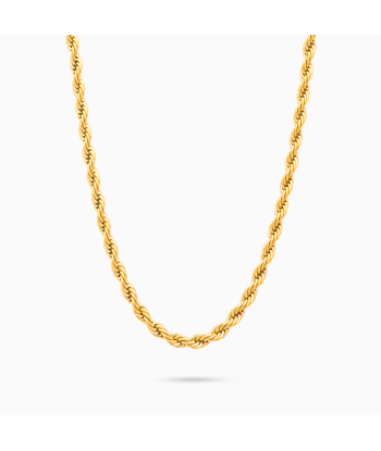 Rope chain 4 mm gold de technologie