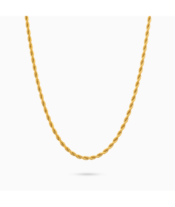 Rope chain 2 mm gold la livraison gratuite