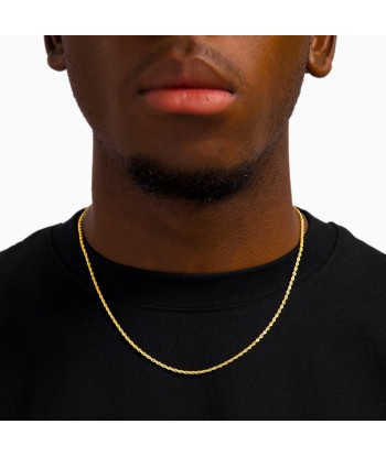 Rope chain 2 mm gold s'inspire de l'anatomie humaine