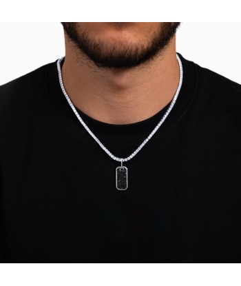 Silver and black ice tag Venez acheter