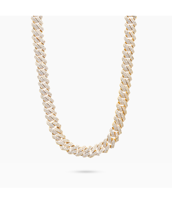 Prong link chain 8 mm gold commande en ligne