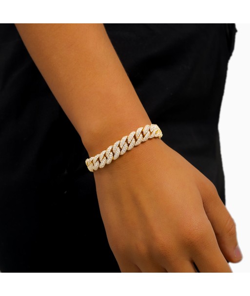 Iced cuban link 10mm bracelet le concept de la Pate a emporter 