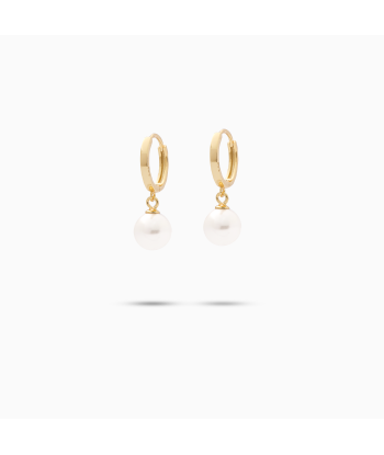 Pearl golden earrings pas cher