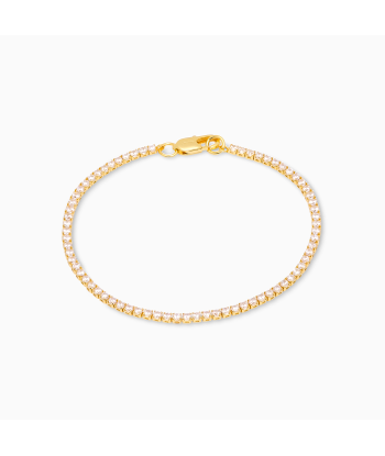 Tennis bracelet 2 mm gold Vous souhaitez 