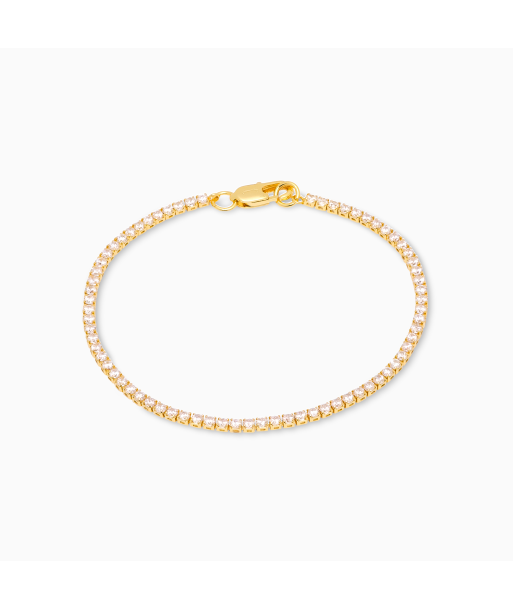 Tennis bracelet 2 mm gold Vous souhaitez 