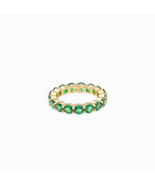 Eternity ring gold - Green À commander