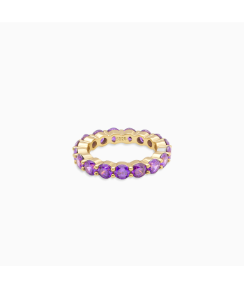 Eternity ring gold - Purple est présent 