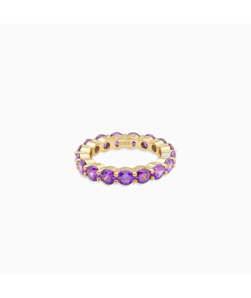 Eternity ring gold - Purple est présent 