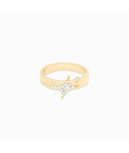 Iced signature ring gold france