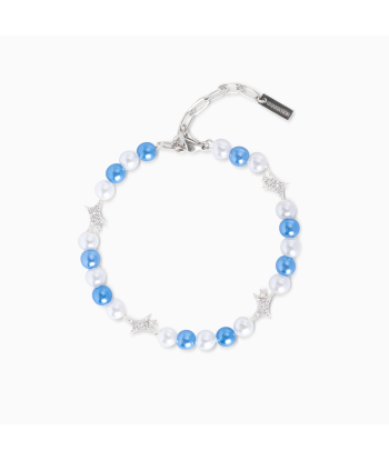 Signature Pearl Bracelet Silver - White and Blue votre restaurant rapide dans 